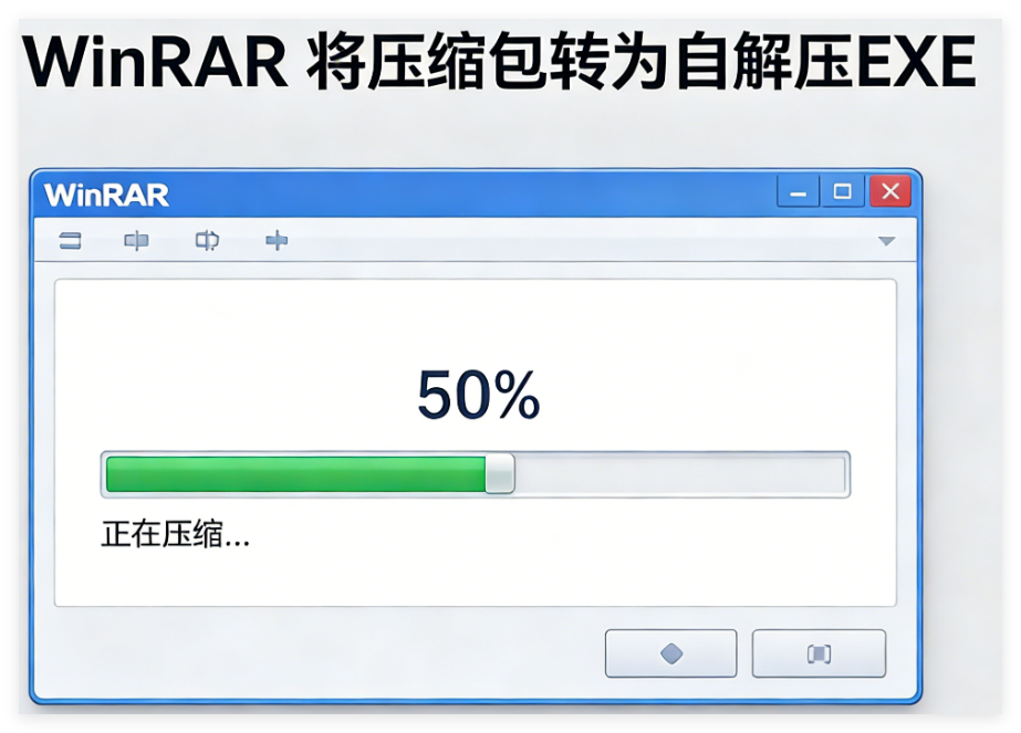 WinRAR 打包自动生成图标