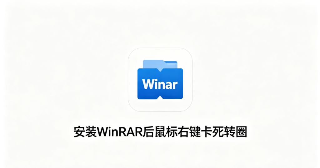 安装WinRAR 电脑变慢