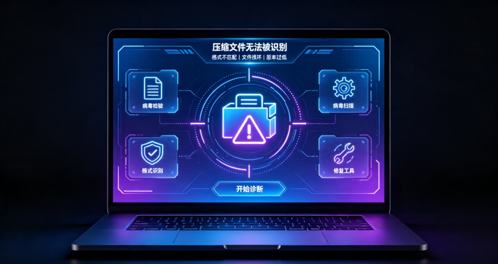 WinRAR 无法识别